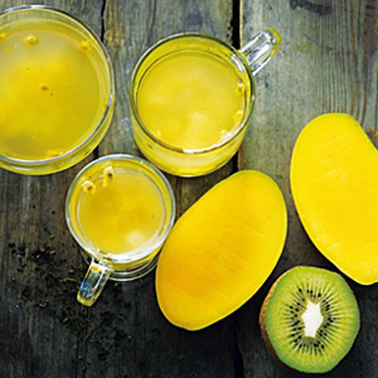 芒果百香冷泡綠茶