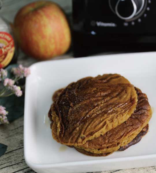 純素蘋果鬆餅_Vitamix_S30_調理機_甜點_大侑_陳月卿