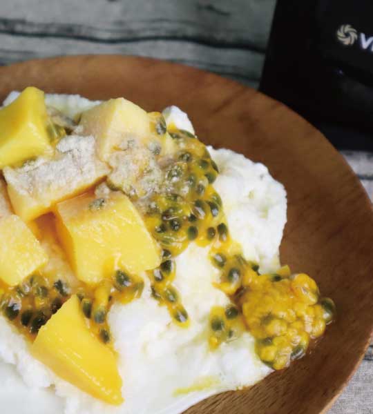 VITAMIX_調理機_大侑_食譜_冰品_夏天_自製_牛奶雪花冰