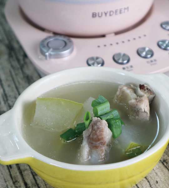 北鼎美顏壺輕鬆燉煮冬瓜薏仁排骨湯