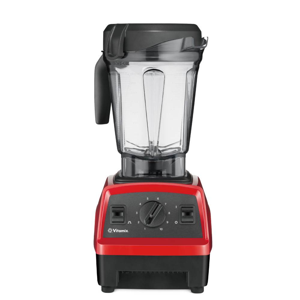 Vitamix調理機-E320-紅色-正面-2公分容杯