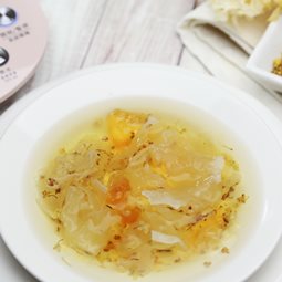 秋冬美顏聖品-桃膠桂花銀耳湯-北鼎粉漾美顏壺