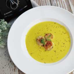 VitamixS30調理機-大侑料理-食譜-南瓜干貝濃湯-北鼎粉漾美顏壺
