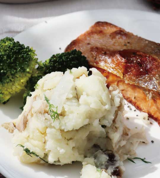 大侑料理-食譜-北鼎粉漾美顏壺-蒔蘿馬鈴薯泥-北歐-香草-療癒