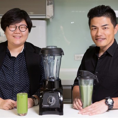2位達人與綠拿鐵的神奇邂逅_開啟精彩健康人生美國_Vitamix_S30神隊友-中時