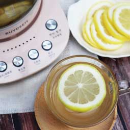 蜂蜜檸檬薑茶-Vitaway活水機-buydeem北鼎粉漾美顏壺-大侑食譜-提升免疫力