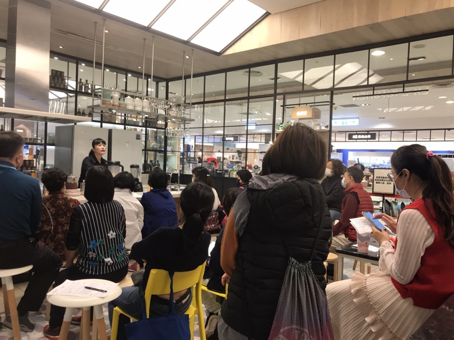 大侑台中新光百貨專櫃健康食尚分享料理-分享會現場-Vitamix調理機-S30-E320-陳月卿(l-02