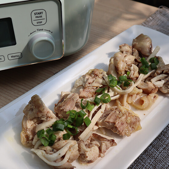 -北鼎多功能蒸燉鍋食譜-電鍋-蒸鍋-杏鮑菇雞肉-艾蜜莉在巴黎 莉莉柯林斯 減肥菜單食譜