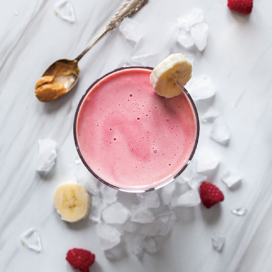 Vitamix調理機-陳月卿-養生-防癌-抗老-助排便-防便秘-養顏美容-母親節-莓果-媽媽-媽咪-粉紅莓果昔-花生醬香莓果昔