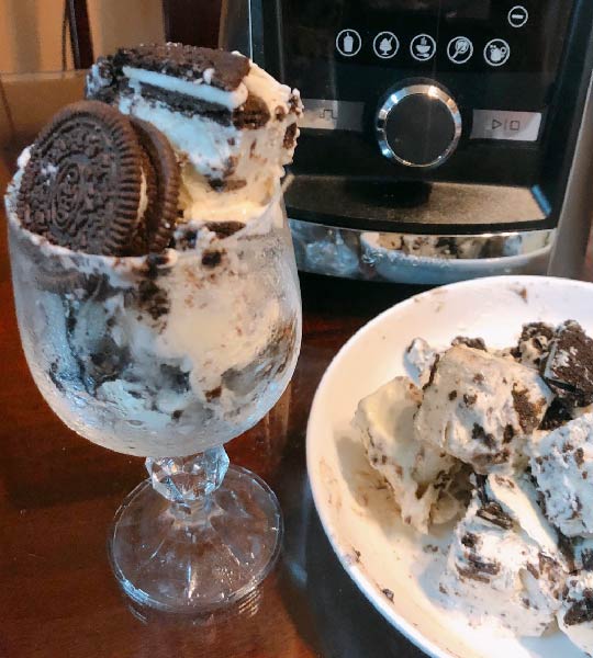 Vitamix調理機-陳月卿-甜點-冰沙-冰淇淋-優格-oreo餅乾