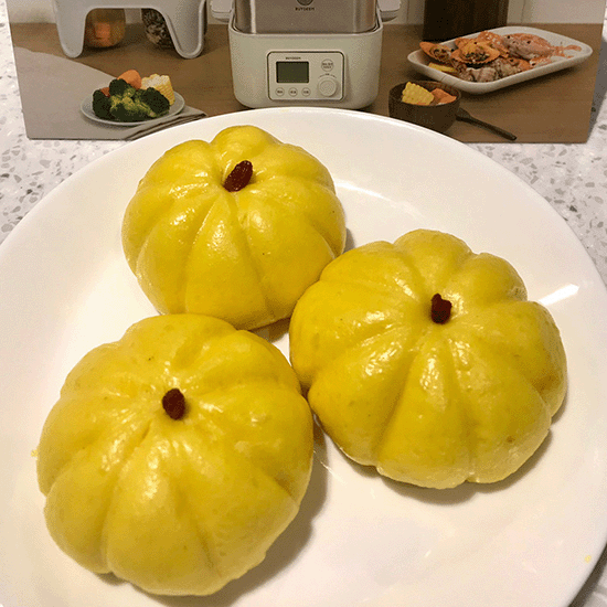 陳月卿-北鼎-BUYDEEM-蒸燉鍋-南瓜包-蘋果包-蒸包子-電鍋