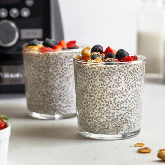 陳月卿--調理機-Vitamix-A3500i-布丁-奇亞籽-減肥-熱量控制-早餐-點心-減脂