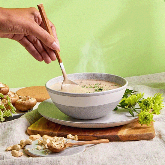 Vitamix調理機-A2500i-A3500i-超跑級調理機-濃湯-法式蘑菇腰果濃湯-陳月卿