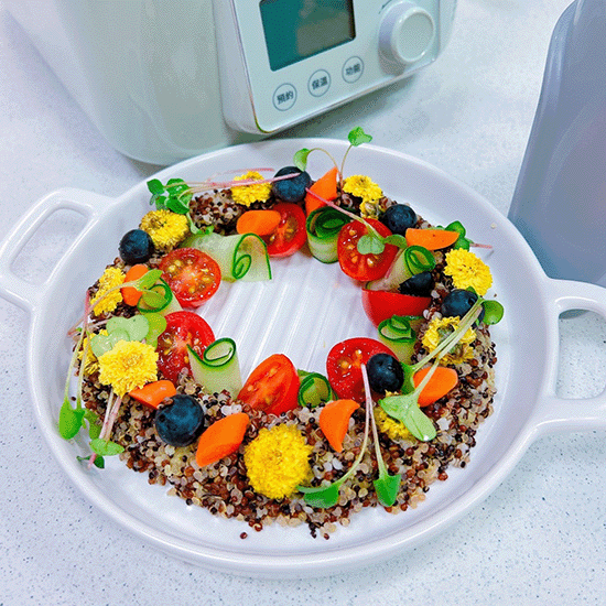 Vitamix調理機-A2500i-A3500i-超跑級調理機-北鼎-BUYDEEM-多功能蒸燉鍋-陳月卿-養生達人-食譜-蔬食花圈