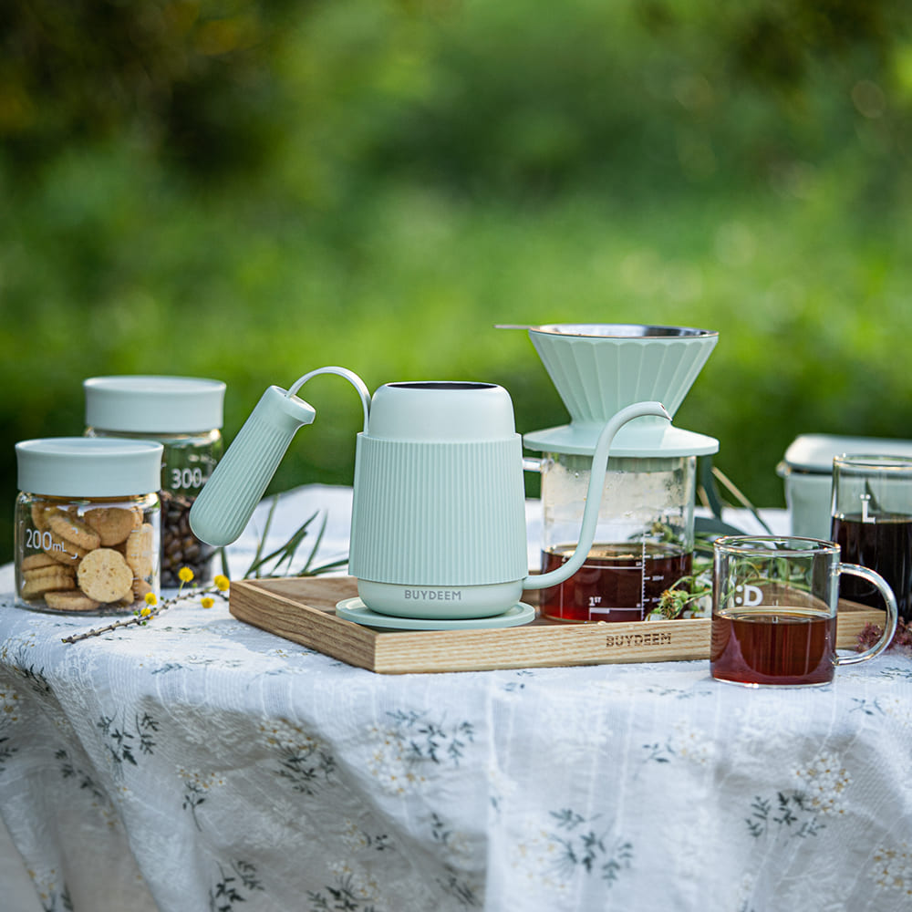 buydeem-陳月卿-大侑-dietu-北鼎-露營-咖啡-咖啡壺-手沖壺-手沖-濾掛-便攜-時尚-文青-郊遊-Chill