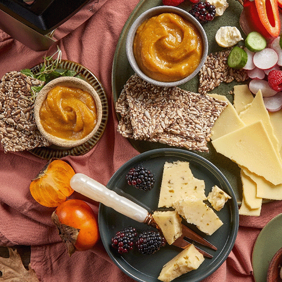 Vitamix調理機-A2500i-A3500i-超跑級調理機-陳月卿-養生達人-食譜-下午茶-食農-食農教育-綠色食譜-綠色飲食-永續飲食-柿子薑醬-柿子-抹醬-果醬