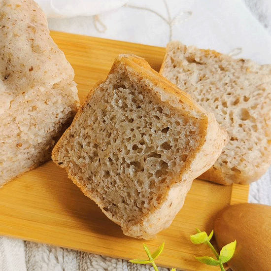 Vitamix調理機-A2500i-A3500i-超跑級調理機-陳月卿-養生達人-食譜-下午茶-麵包-吐司-食農-米麵包-綠色食譜-綠色飲食-永續飲食-亞麻仁籽