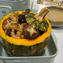 Vitamix調理機-A2500i-A3500i-超跑級調理機-陳月卿-養生達人-食譜-食農-食農教育-綠色食譜-綠色飲食-永續飲食-當季食材-在地食材-南瓜-燉飯-萬聖節