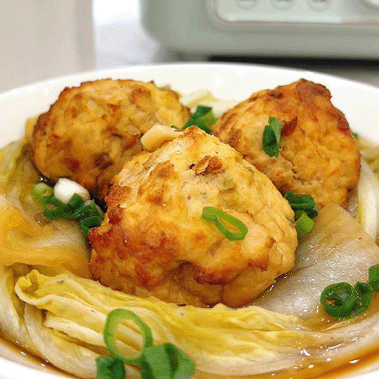 Vitamix調理機-A2500i-A3500i-超跑級調理機-蒸燉鍋-BUYDEEM-陳月卿-養生達人-食譜-食農-食農教育-綠色食譜-綠色飲食-永續飲食-當季食材-在地食材-獅子頭-雞胸肉-減脂