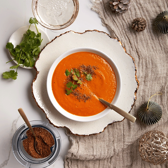 Vitamix調理機-A2500i-A3500i-超跑級調理機-陳月卿-養生達人-食譜-下午茶-食農-綠色食譜-綠色飲食-永續飲食-聖誕節-胡蘿蔔湯