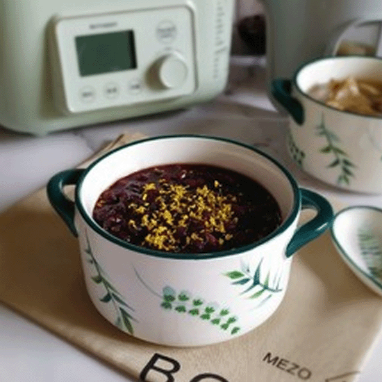Vitamix調理機-A2500i-A3500i-超跑級調理機-粉漾壺-BUYDEEM-陳月卿-養生達人-食譜-食農-食農教育-綠色食譜-綠色飲食-永續飲食-當季食材-在地食材-桂花黑米粥
