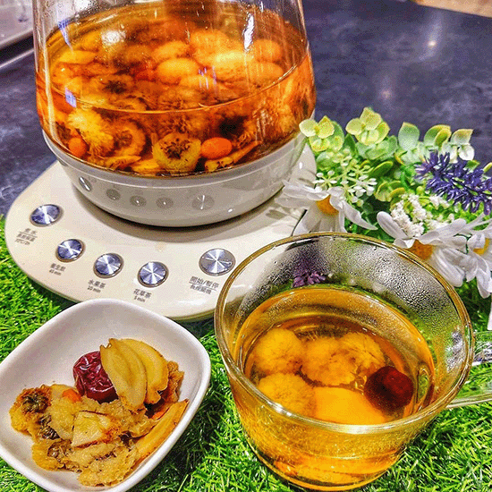 北鼎-粉漾--多功能烹煮壺-one用壺-BUYDEEM-陳月卿-養生達人-食譜-食農-食農教育-綠色食譜-綠色飲食-永續飲食-當季食材-在地食材-養肝-補氣-茶飲-養生茶