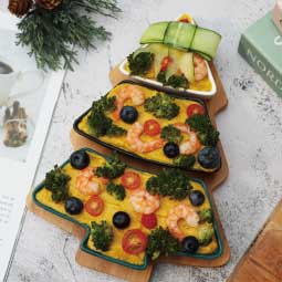 vitamix調理機-BUYDEEM-北鼎-多功能蒸燉鍋-豬豬盒-陳月卿-養生達人-食譜-食農-食農教育-綠色食譜-綠色飲食-永續飲食-當季食材-在地食材-sdgs-esg-聖誕節-料理-聖誕樹-南瓜-蝦仁-花椰菜