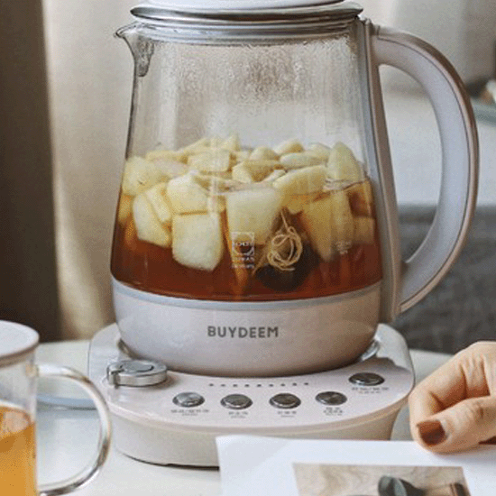 北鼎-粉漾--多功能烹煮壺-one用壺-BUYDEEM-陳月卿-養生達人-食譜-食農-食農教育-綠色食譜-綠色飲食-永續飲食-當季食材-在地食材-排毒-茶飲-養生茶