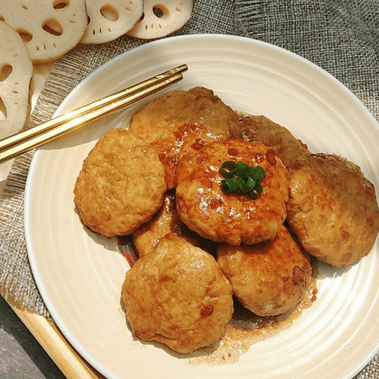 Vitamix調理機-A2500i-A3500i-超跑級調理機-陳月卿-養生達人-食譜-蓮藕-醬燒蓮藕肉餅-便當菜