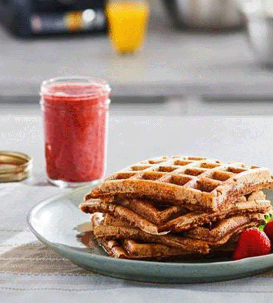 Vitamix調理機-A2500i-A3500i-超跑級調理機-陳月卿-養生達人-食譜-早餐-下午茶-香蕉鬆餅-鬆餅-蔬食