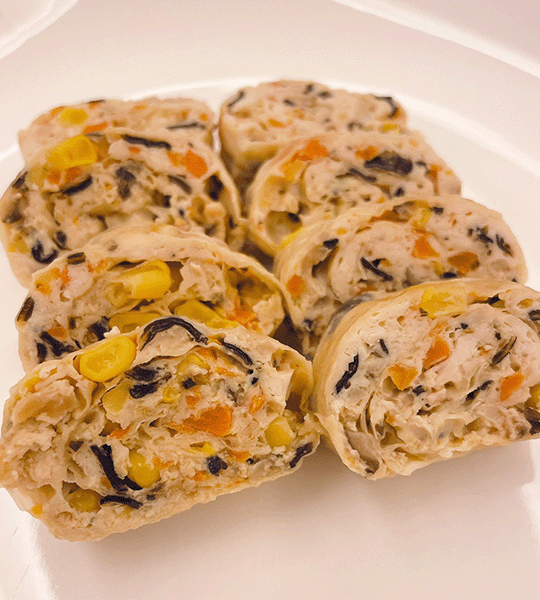 大侑-dietu-食譜-料理分享-Vitamix-A3500i超跑級調理機-北鼎-BUYDEEM-多功能蒸燉鍋-陳月卿-養生達人-減脂-雞肉捲-豆皮