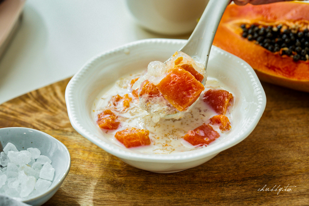 早C晚A-保養-大侑-dietu-食譜-料理分享-Vitamix-A3500i超跑級調理機-陳月卿-養生達人-綠拿鐵-精力湯-木瓜牛奶燉燕窩