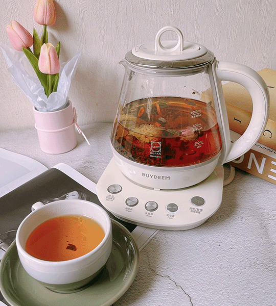 BUYDEEM-北鼎-粉漾-烹煮壺-one用壺-BUYDEEM-陳月卿-養生達人-食譜-消水腫-玫瑰減脂茶