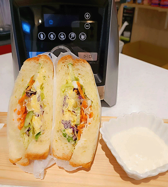 大侑-dietu-食譜-料理分享-Vitamix-A3500i超跑級調理機-陳月卿-養生達人-早餐-三明治-自製美奶滋