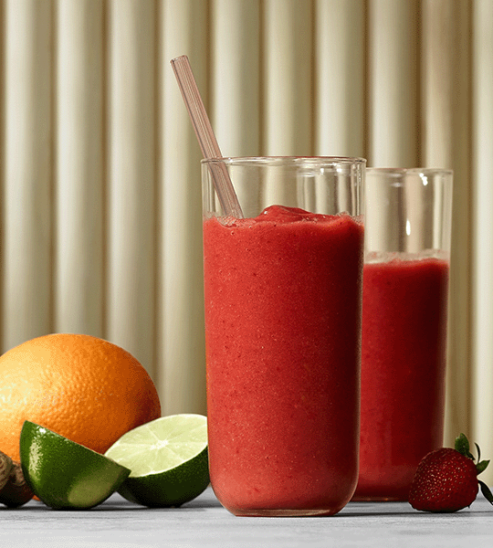 大侑-dietu-食譜-料理分享-Vitamix-A3500i超跑級調理機-草莓薑汁果昔