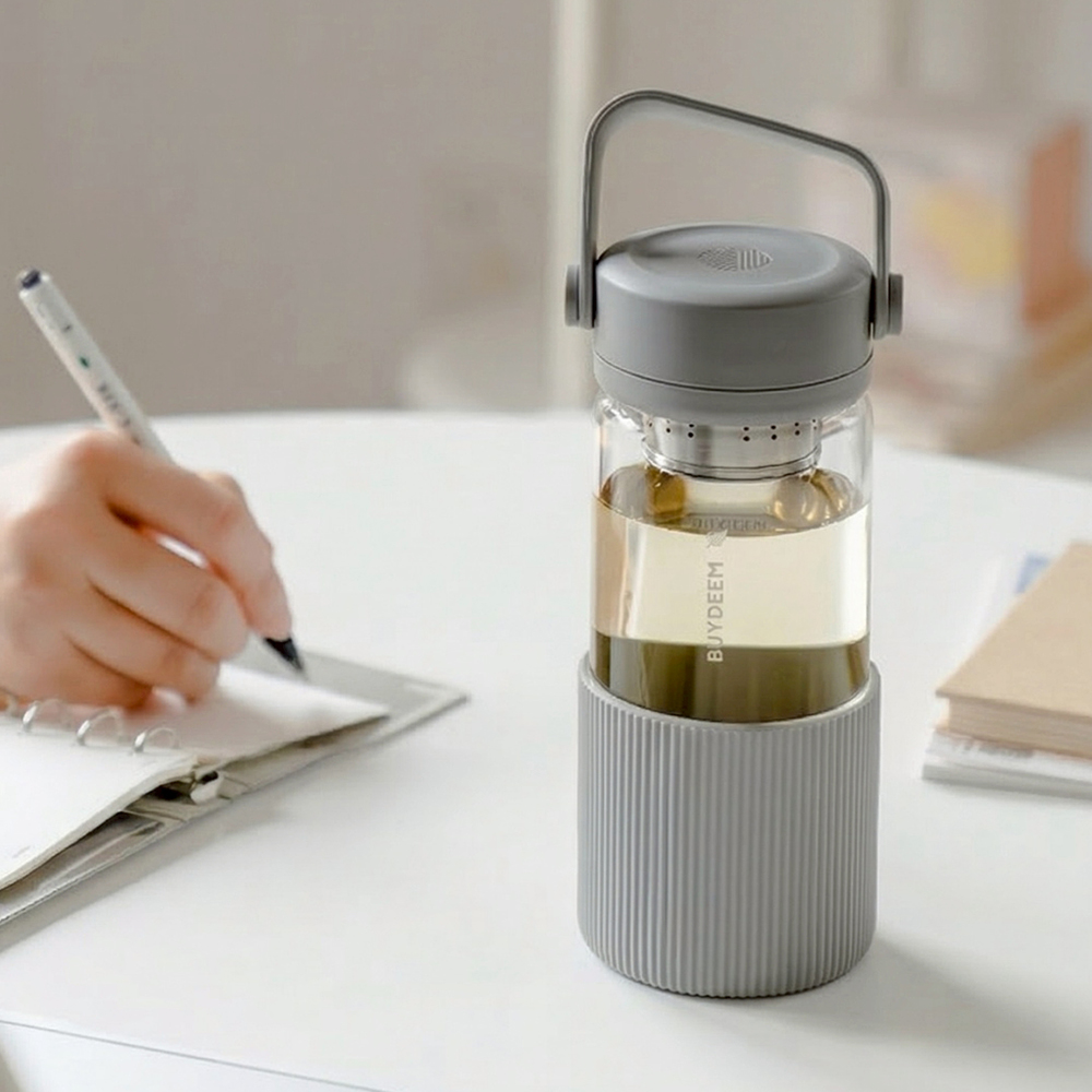 大侑_dietu_BUYDEEM_北鼎_玻璃隨身杯_茶藍_泡茶_環保杯_外帶杯_飲料_環保_永續_愛地球_ESG_陳月卿_茶水分離杯_泡茶杯_水壺