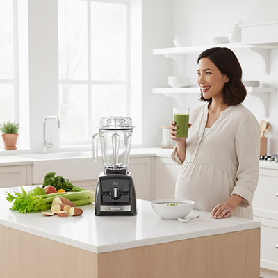 vitamix-調理機-精力湯-孕媽咪-消化不良與胃食道逆流-綠拿鐵-燕麥粥-山藥-孕婦-懷孕