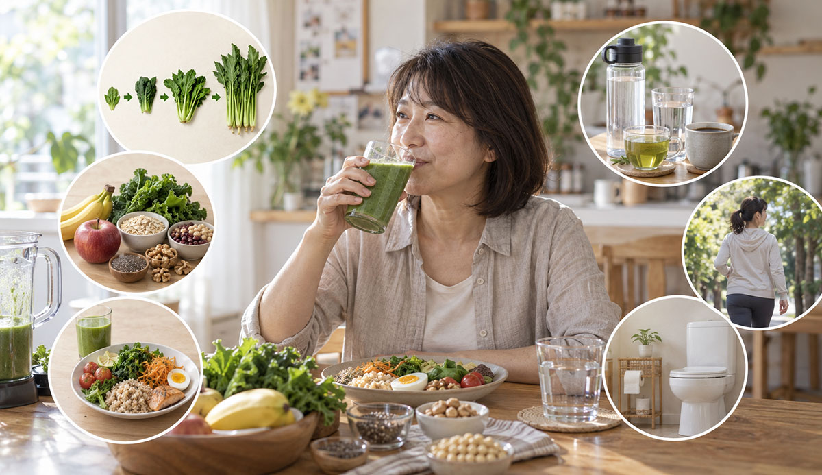 喝綠拿鐵避免便秘的實際調整原則